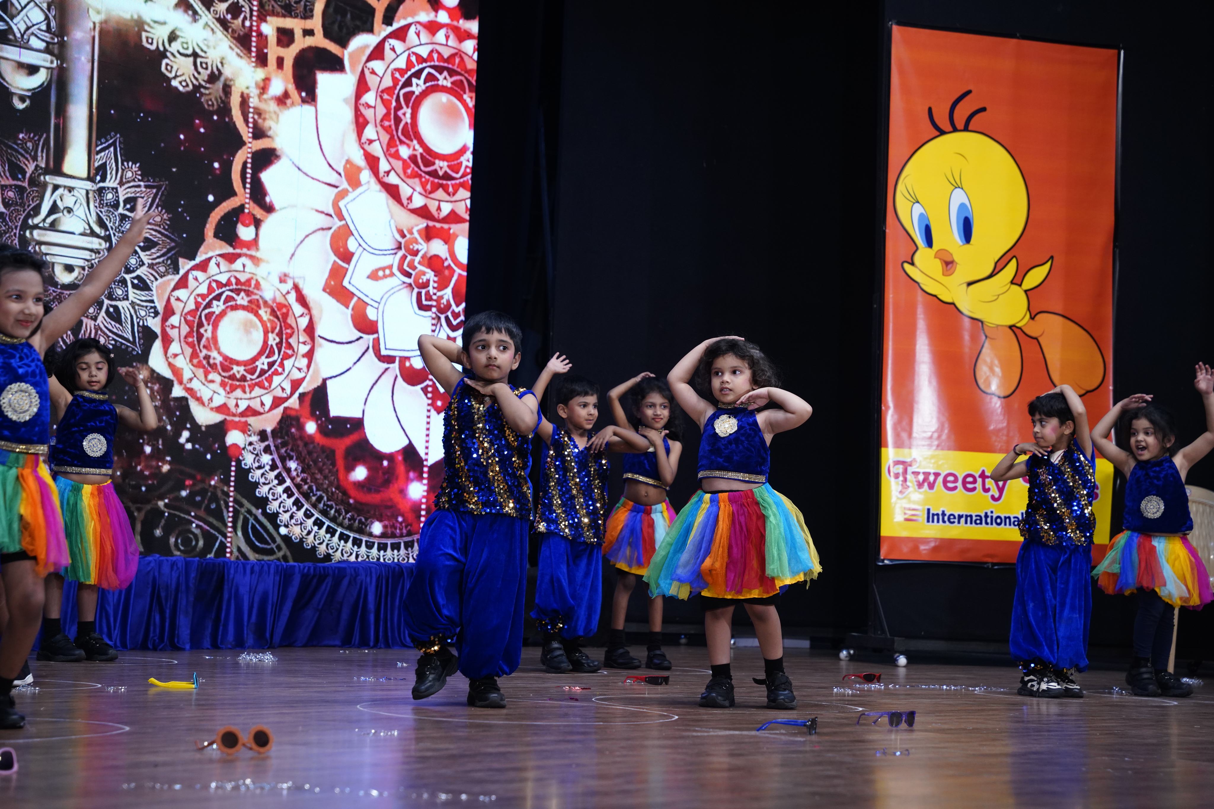 Students stage performance